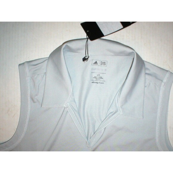 NWT $120 New Adidas Golf Polo 2 Top Small Womens Purple Tennis Lot Silver S Tops - Picture 9 of 11